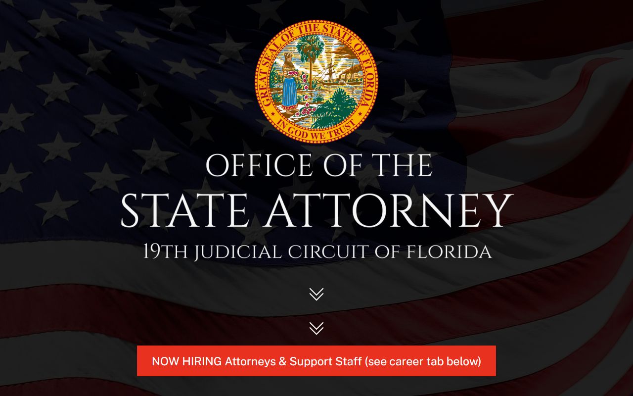 State Attorney Nineteenth Judicial Circuit site that prosecutes Martin County arrests